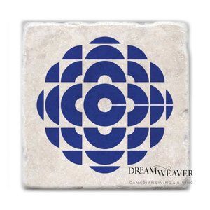 CBC Radio 1986-1992 Retro Marble Coasters | Set of 4